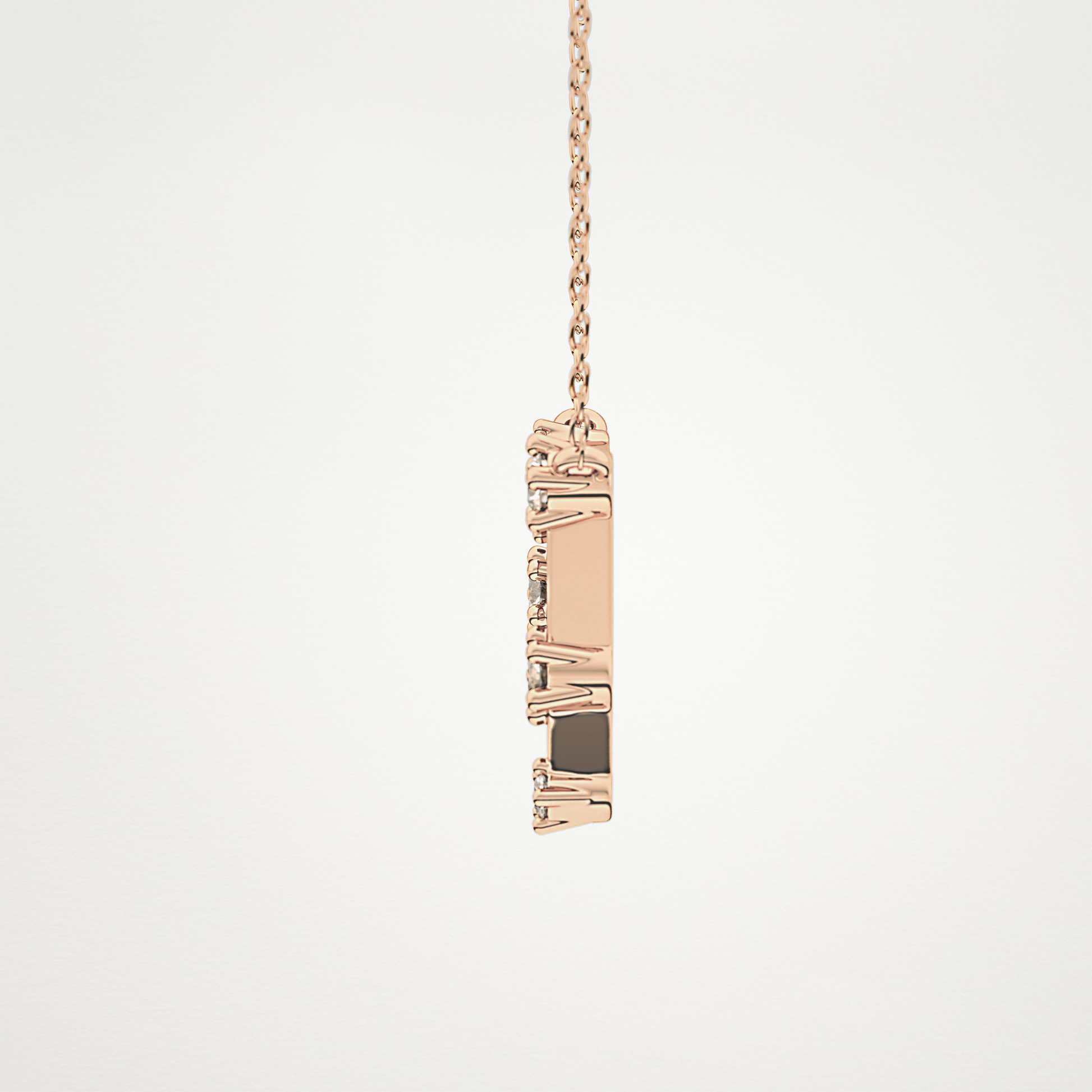 0.18 TCW Round Lab Grown Diamond Gemini Zodiac Constellation Necklace