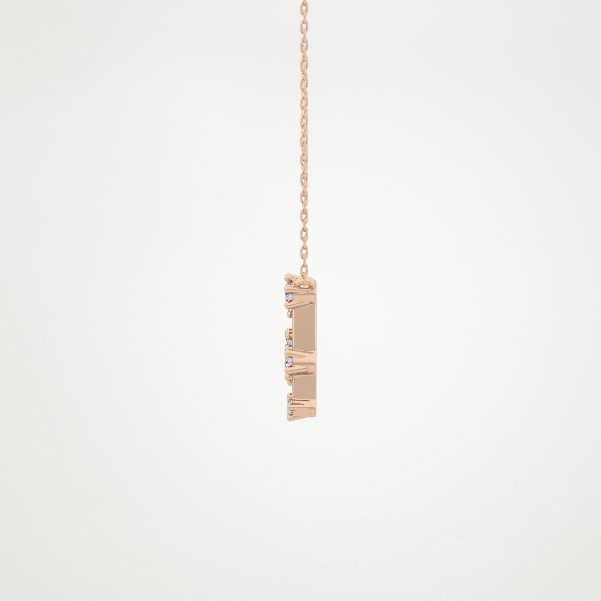 0.18 TCW Round Lab Grown Diamond Gemini Zodiac Constellation Necklace