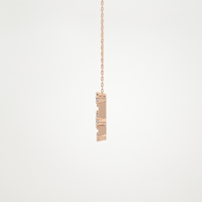 0.18 TCW Round Lab Grown Diamond Gemini Zodiac Constellation Necklace