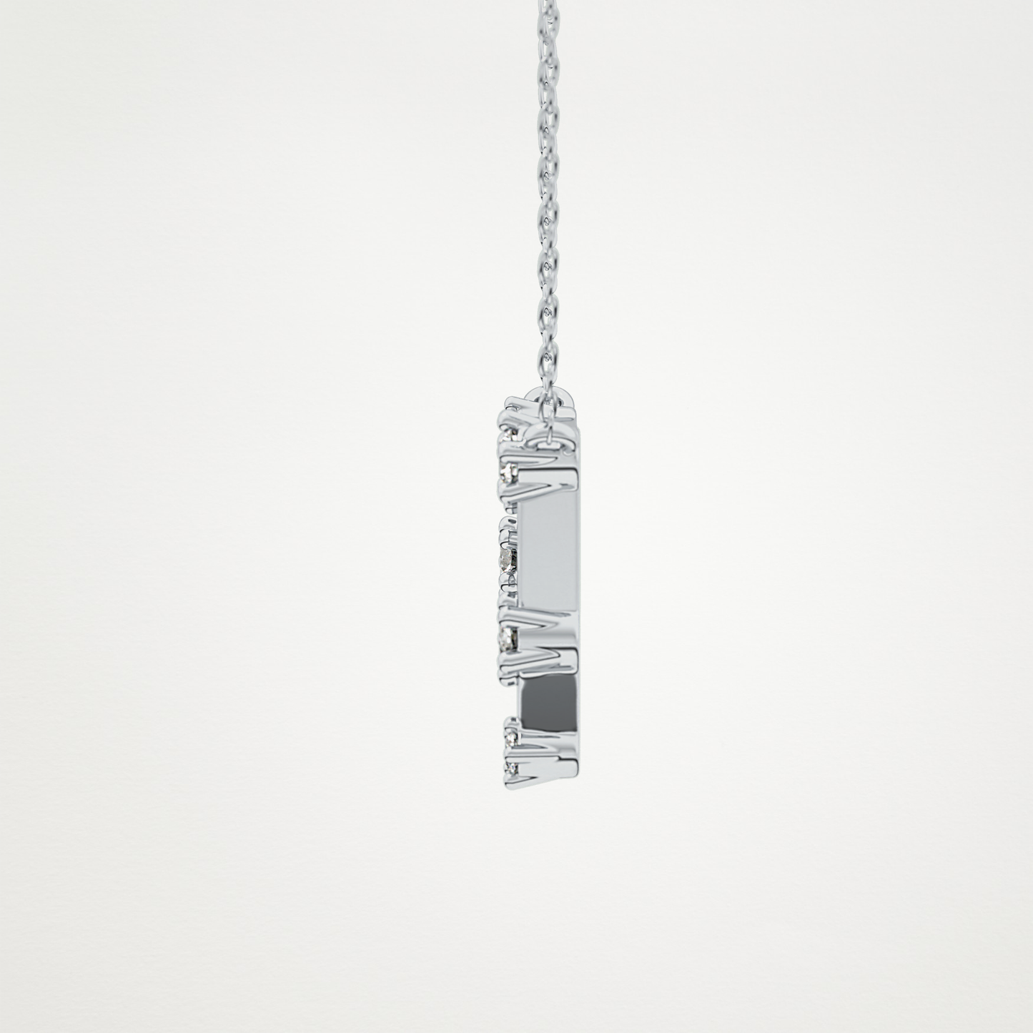 0.18 TCW Round Lab Grown Diamond Gemini Zodiac Constellation Necklace