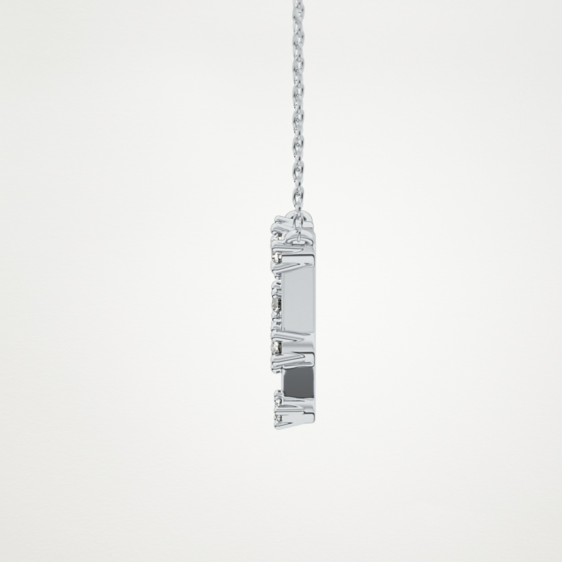0.18 TCW Round Lab Grown Diamond Gemini Zodiac Constellation Necklace