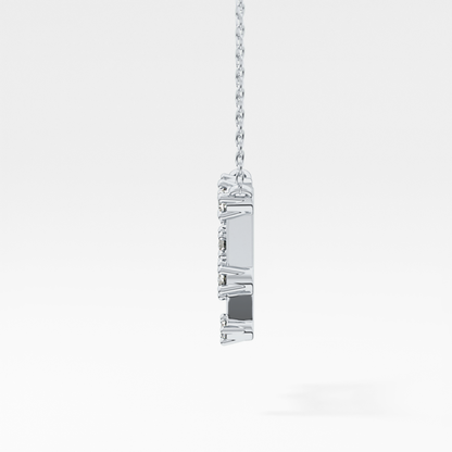 0.18 TCW Round Lab Grown Diamond Gemini Zodiac Constellation Necklace