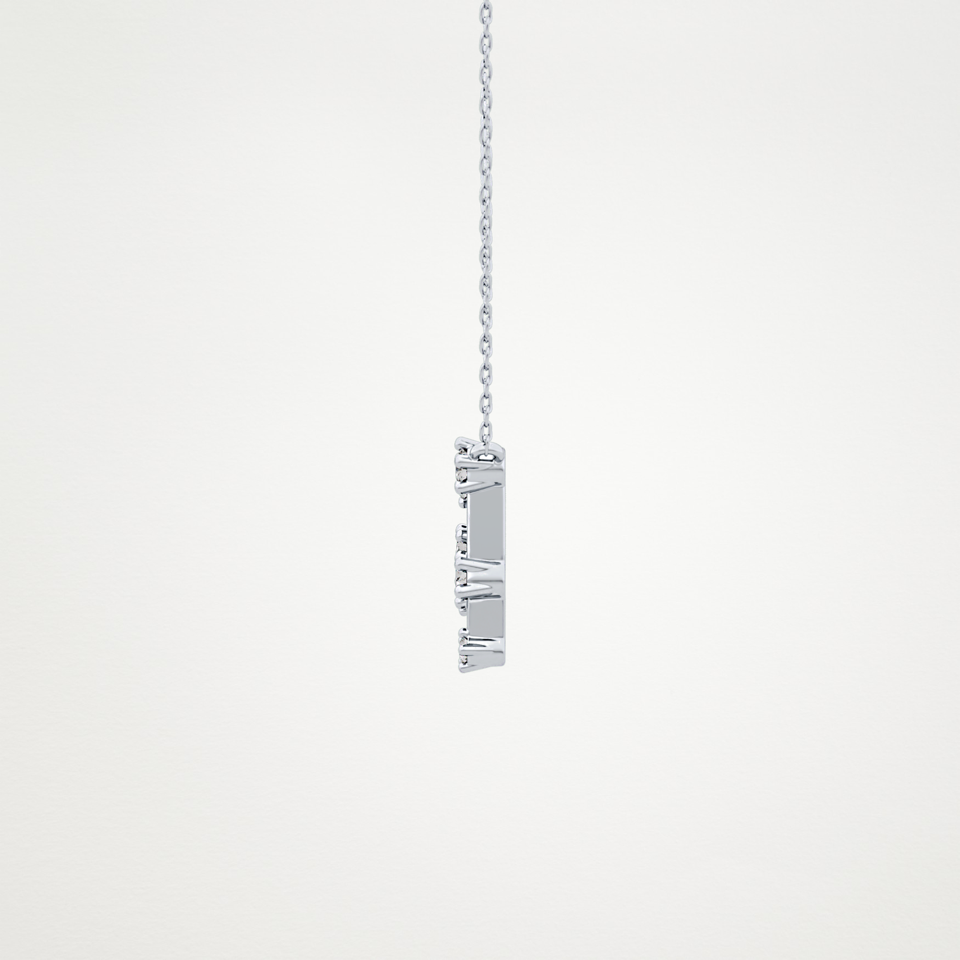 0.18 TCW Round Lab Grown Diamond Gemini Zodiac Constellation Necklace