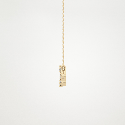 0.15 TCW Round Lab Grown Diamond Leo Zodiac Constellation Necklace