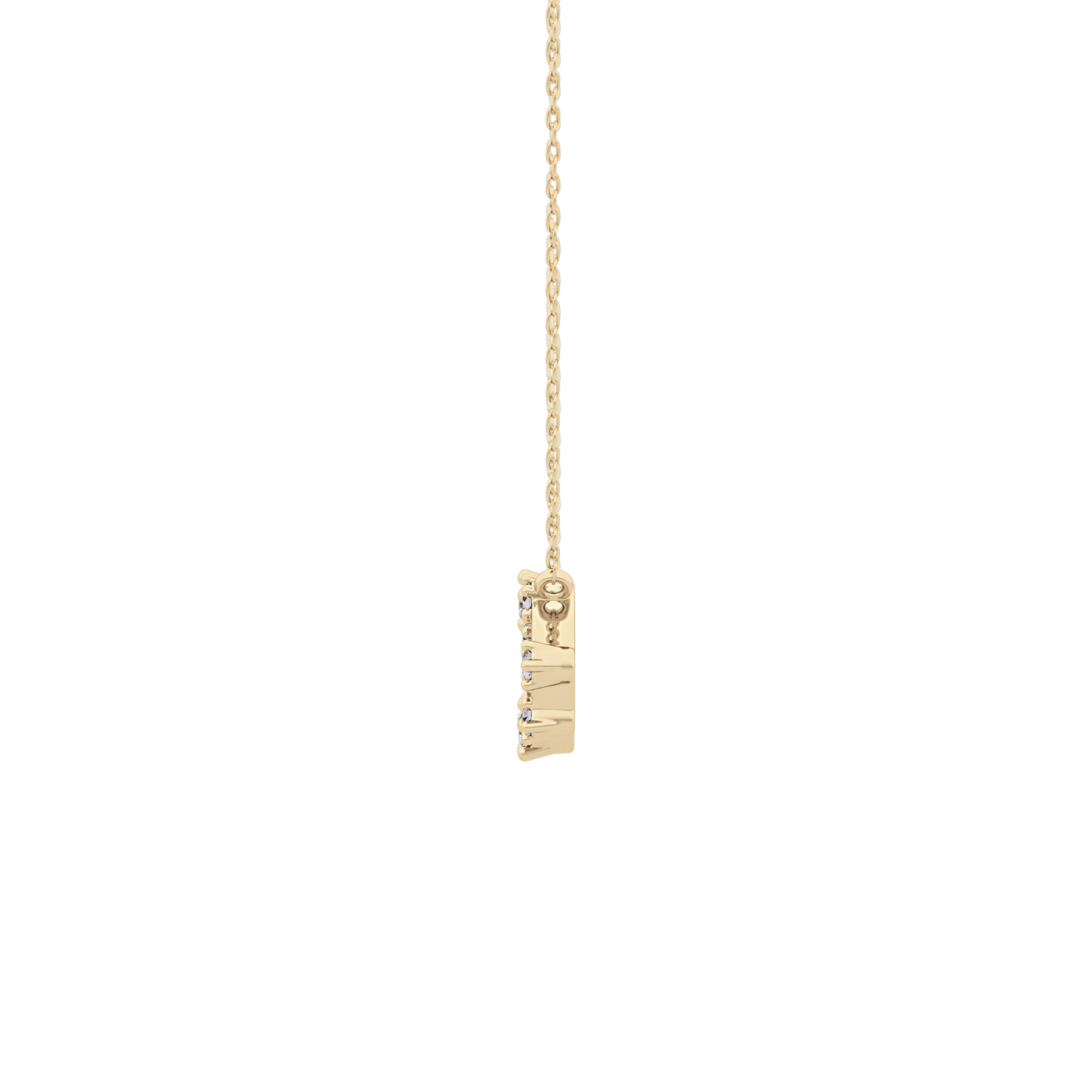0.15 TCW Round Lab Grown Diamond Leo Zodiac Constellation Necklace