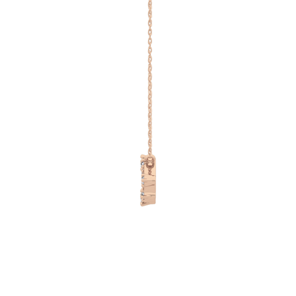 0.15 TCW Round Lab Grown Diamond Leo Zodiac Constellation Necklace