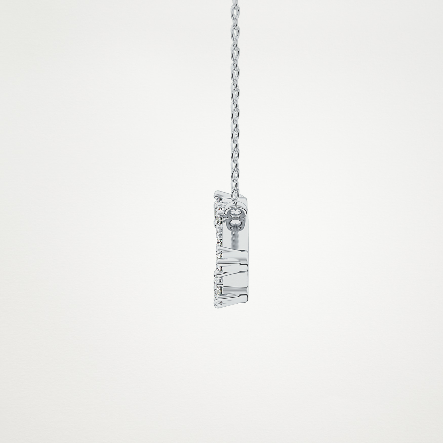 0.15 TCW Round Lab Grown Diamond Leo Zodiac Constellation Necklace