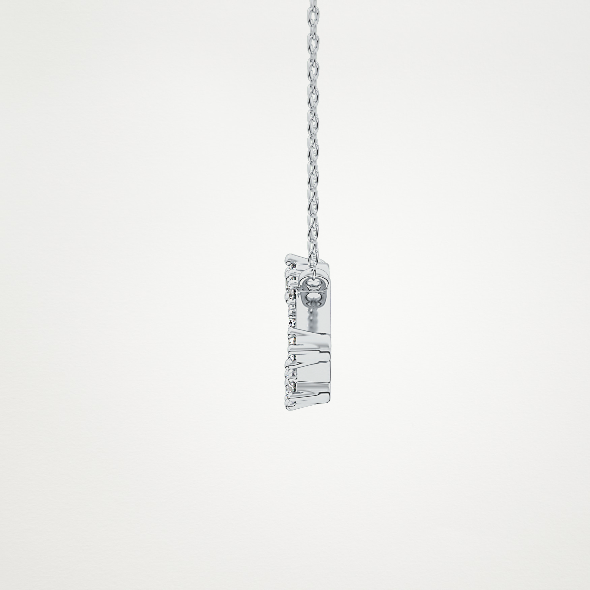 0.15 TCW Round Lab Grown Diamond Leo Zodiac Constellation Necklace