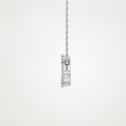 0.15 TCW Round Lab Grown Diamond Leo Zodiac Constellation Necklace
