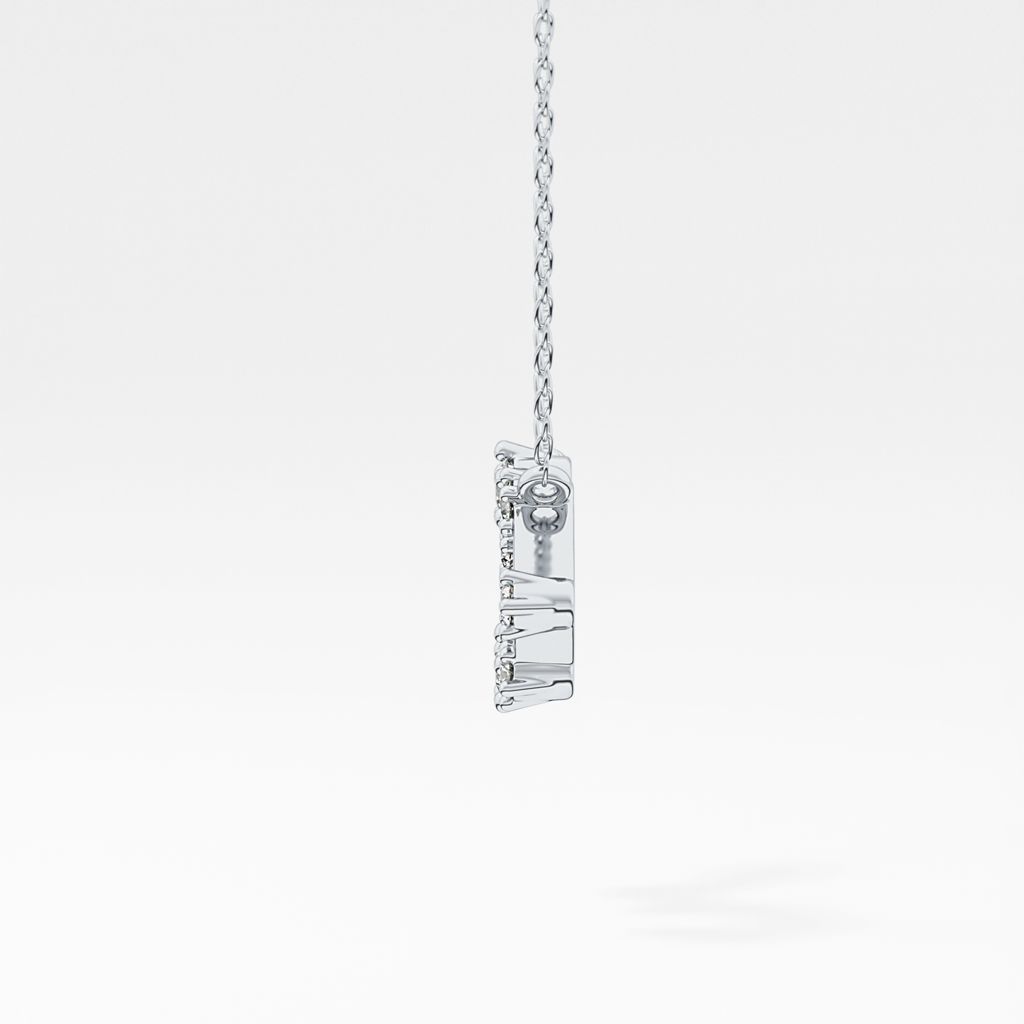 0.15 TCW Round Lab Grown Diamond Leo Zodiac Constellation Necklace