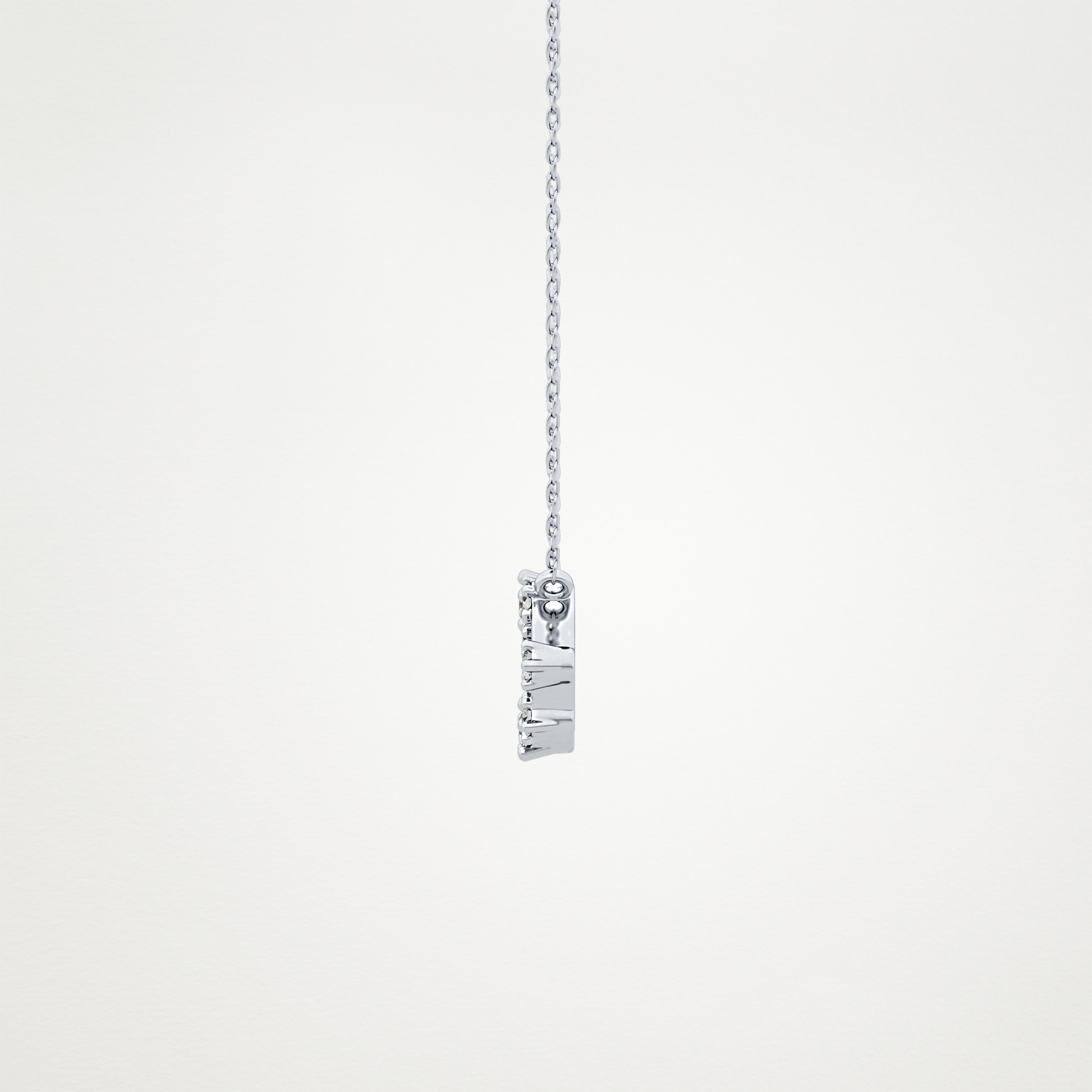 0.15 TCW Round Lab Grown Diamond Leo Zodiac Constellation Necklace