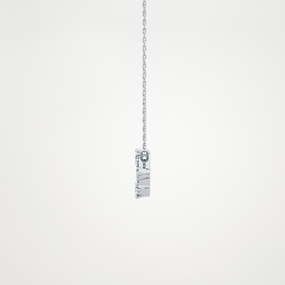 0.15 TCW Round Lab Grown Diamond Leo Zodiac Constellation Necklace