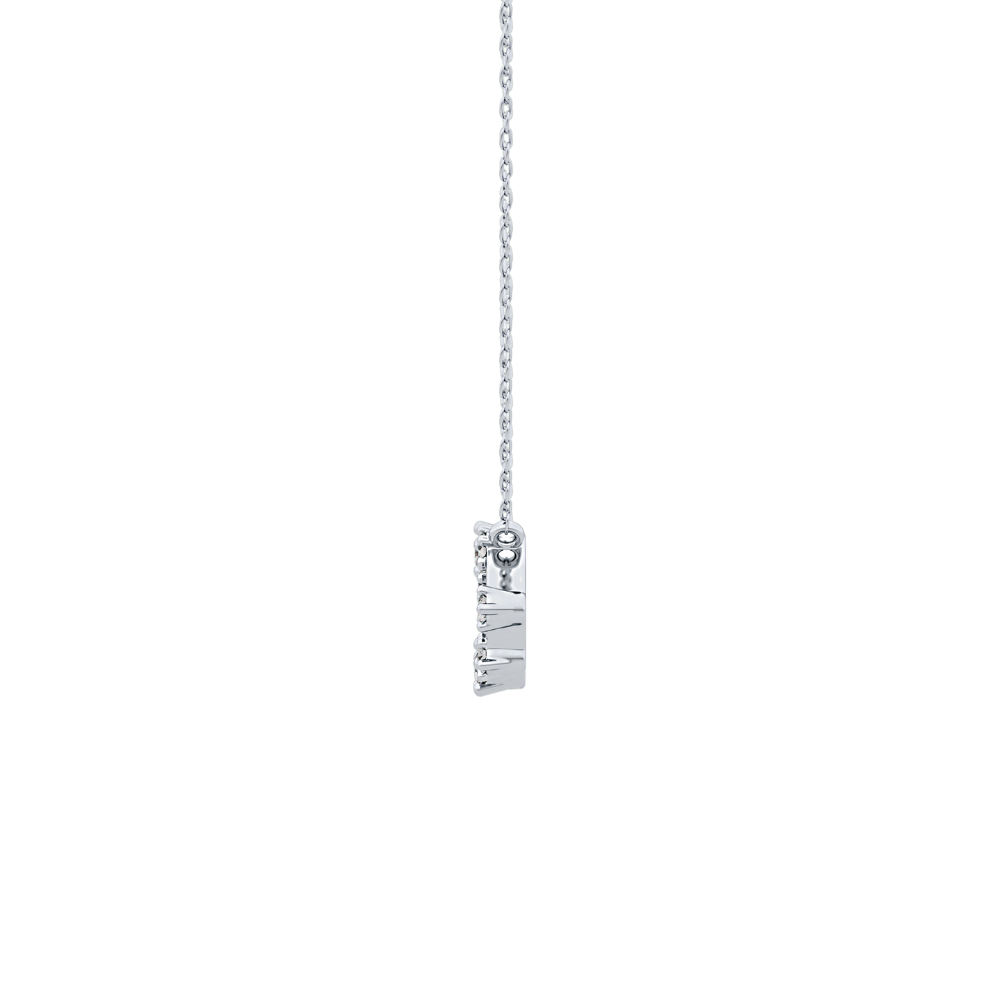 0.15 TCW Round Lab Grown Diamond Leo Zodiac Constellation Necklace