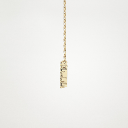 0.103 TCW Round Lab Grown Diamond Pisces Zodiac Constellation Necklace