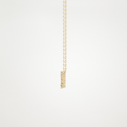0.103 TCW Round Lab Grown Diamond Pisces Zodiac Constellation Necklace