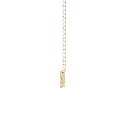 0.103 TCW Round Lab Grown Diamond Pisces Zodiac Constellation Necklace