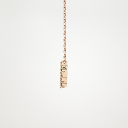 0.103 TCW Round Lab Grown Diamond Pisces Zodiac Constellation Necklace