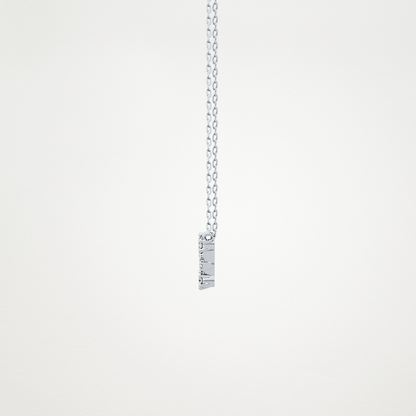 0.103 TCW Round Lab Grown Diamond Pisces Zodiac Constellation Necklace