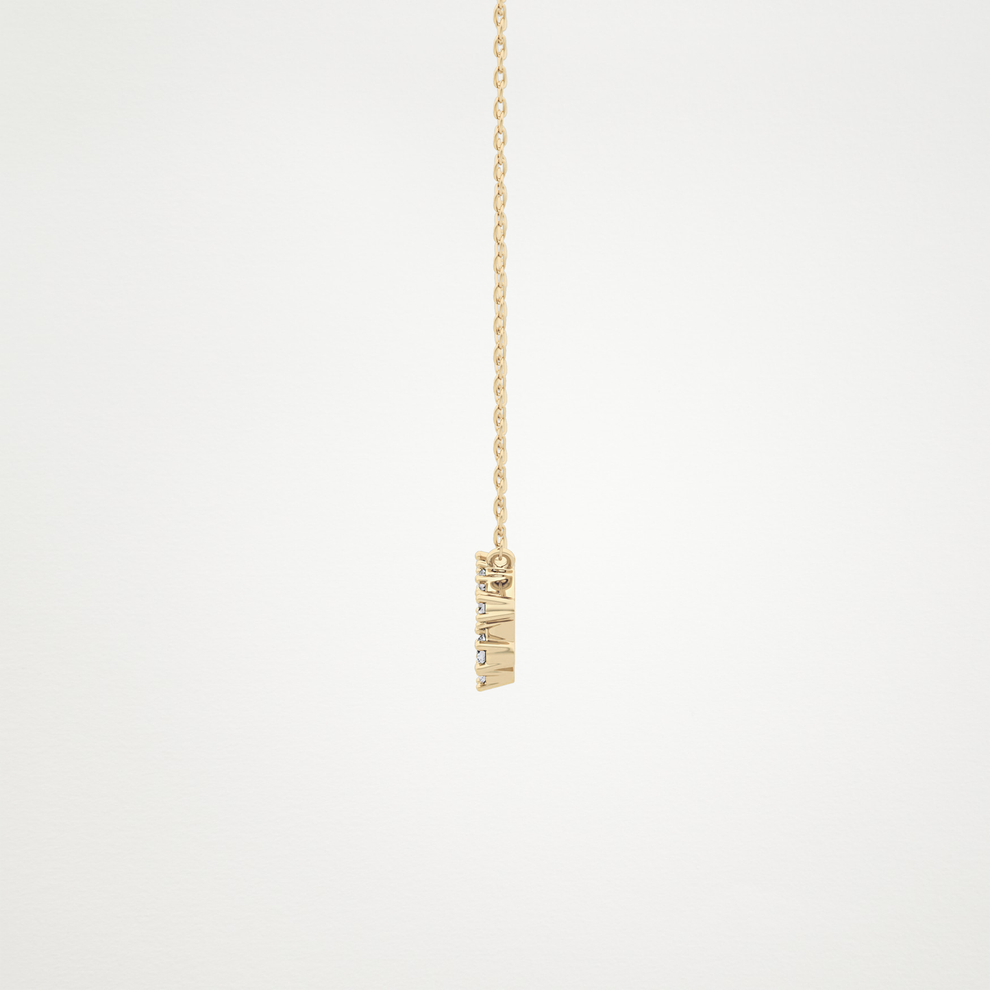 0.111 TCW Round Lab Grown Diamond Sagittarius Zodiac Constellation Necklace
