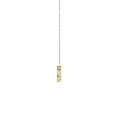 0.111 TCW Round Lab Grown Diamond Sagittarius Zodiac Constellation Necklace