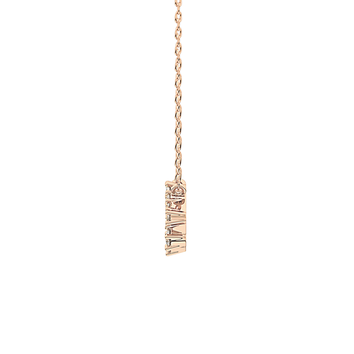 0.111 TCW Round Lab Grown Diamond Sagittarius Zodiac Constellation Necklace