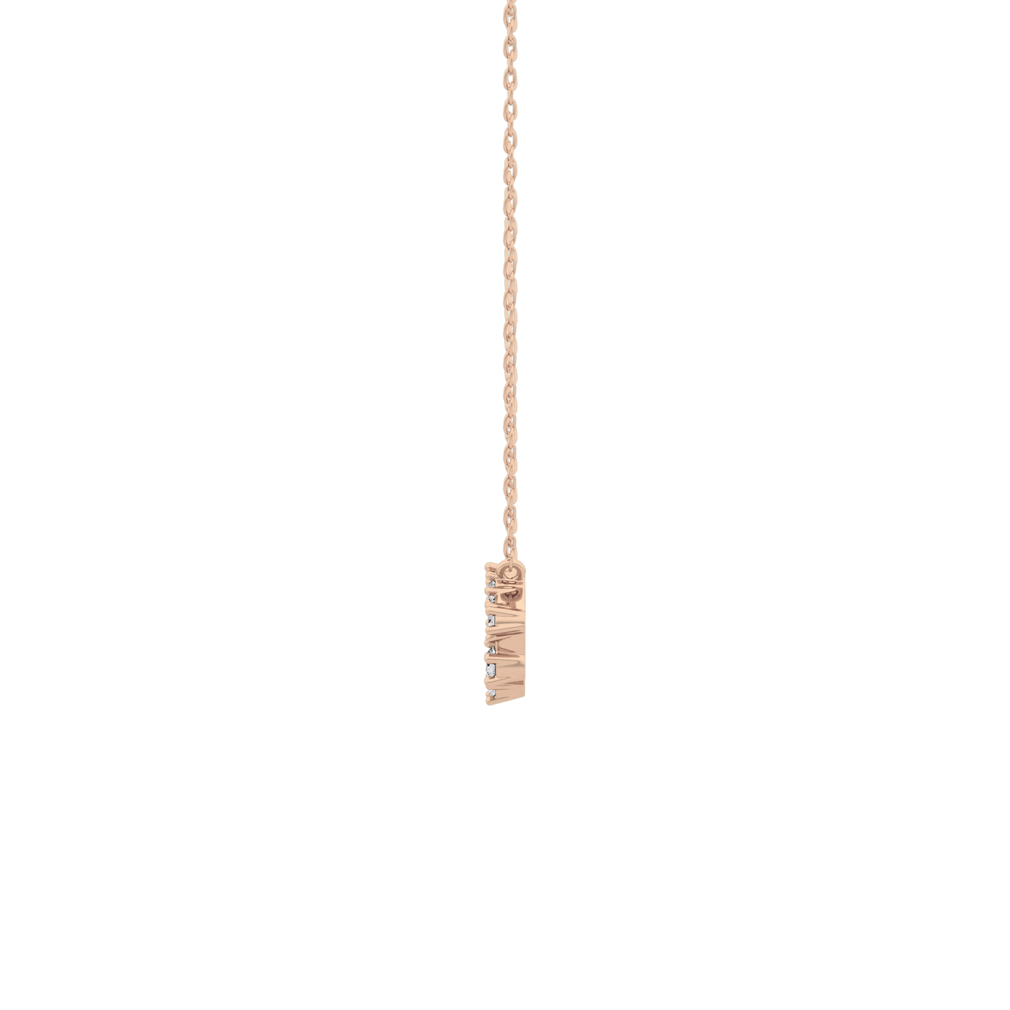 0.111 TCW Round Lab Grown Diamond Sagittarius Zodiac Constellation Necklace