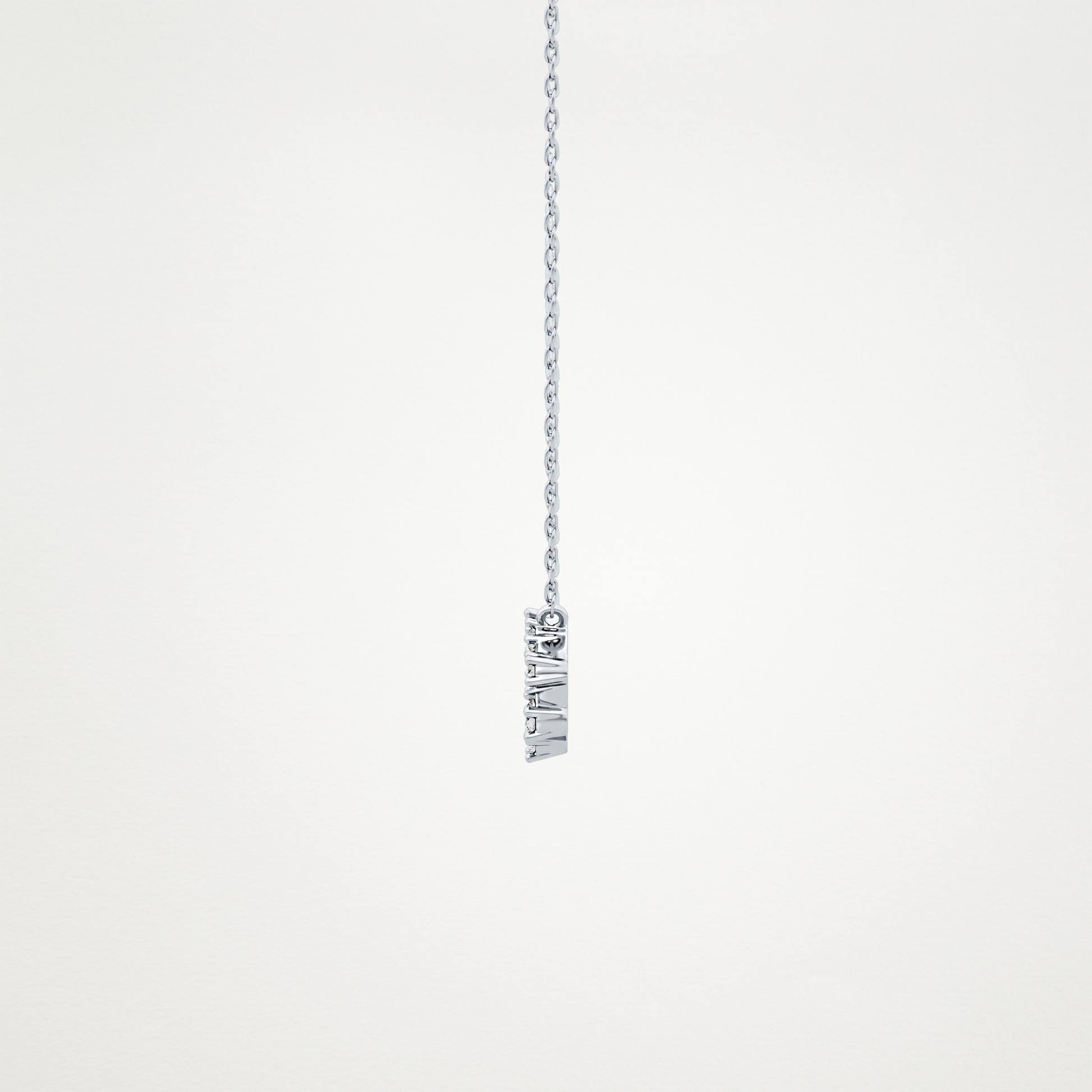 0.111 TCW Round Lab Grown Diamond Sagittarius Zodiac Constellation Necklace