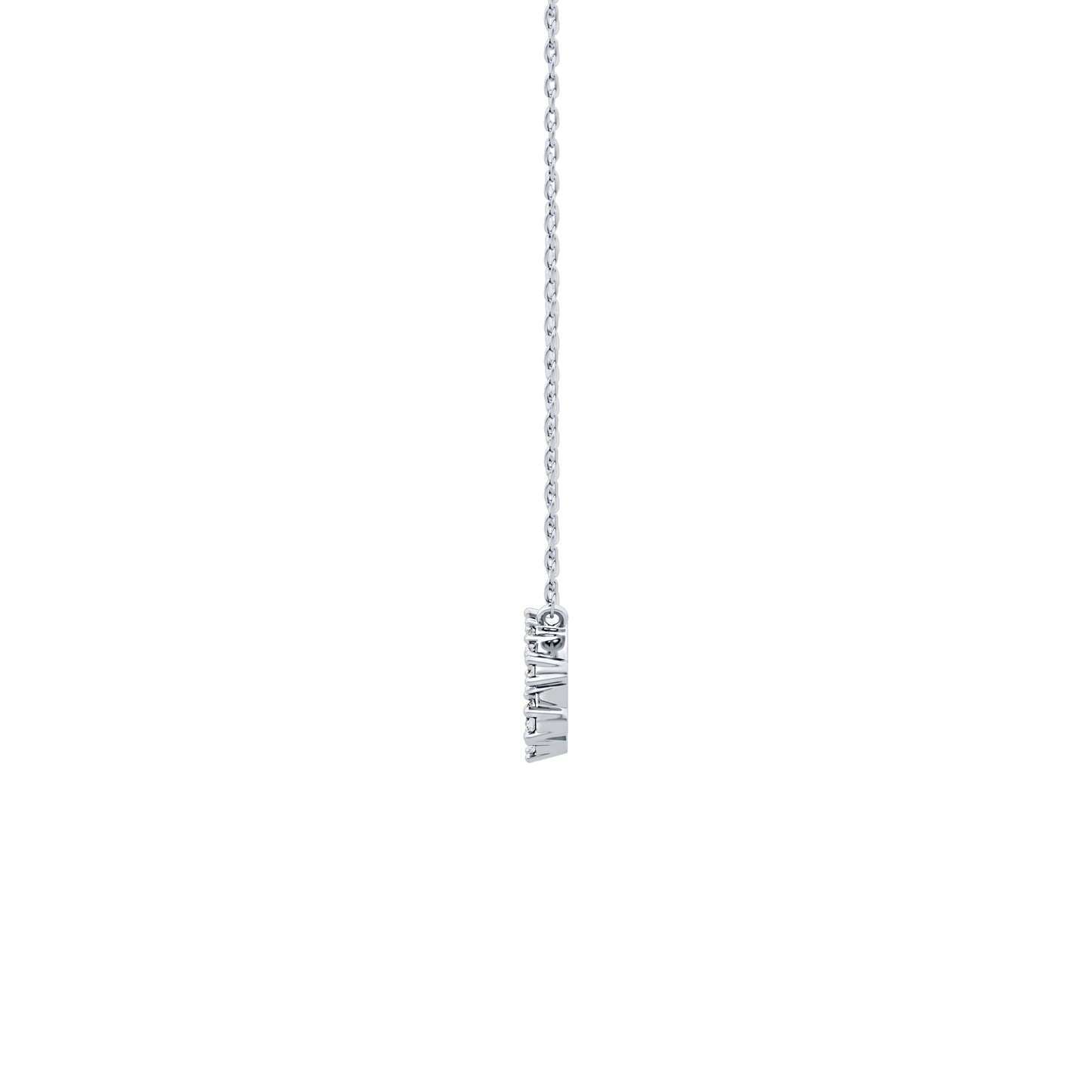 0.111 TCW Round Lab Grown Diamond Sagittarius Zodiac Constellation Necklace