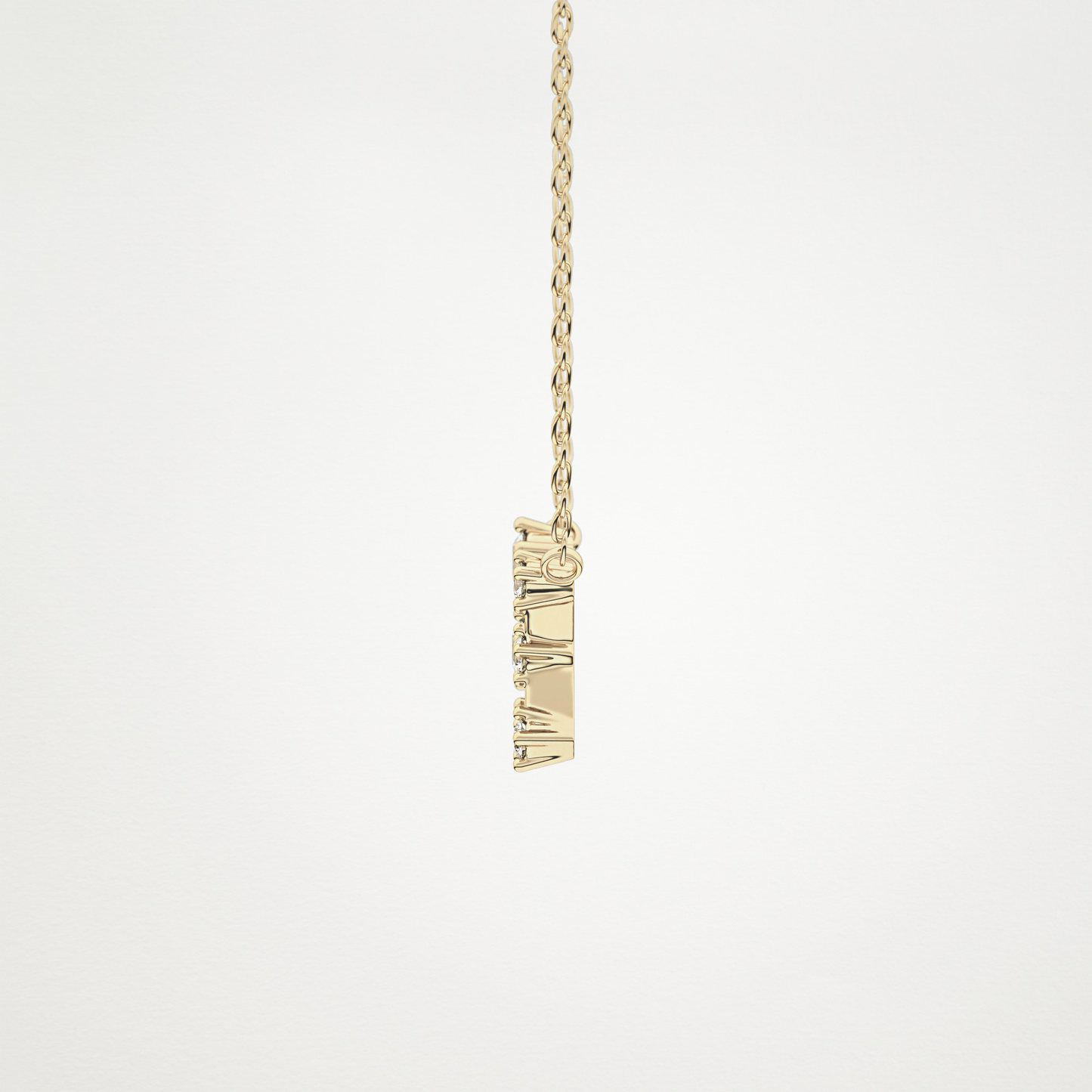 0.085 TCW Round Lab Grown Diamond Scorpio Zodiac Constellation Necklace