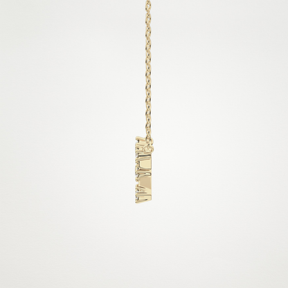 0.085 TCW Round Lab Grown Diamond Scorpio Zodiac Constellation Necklace