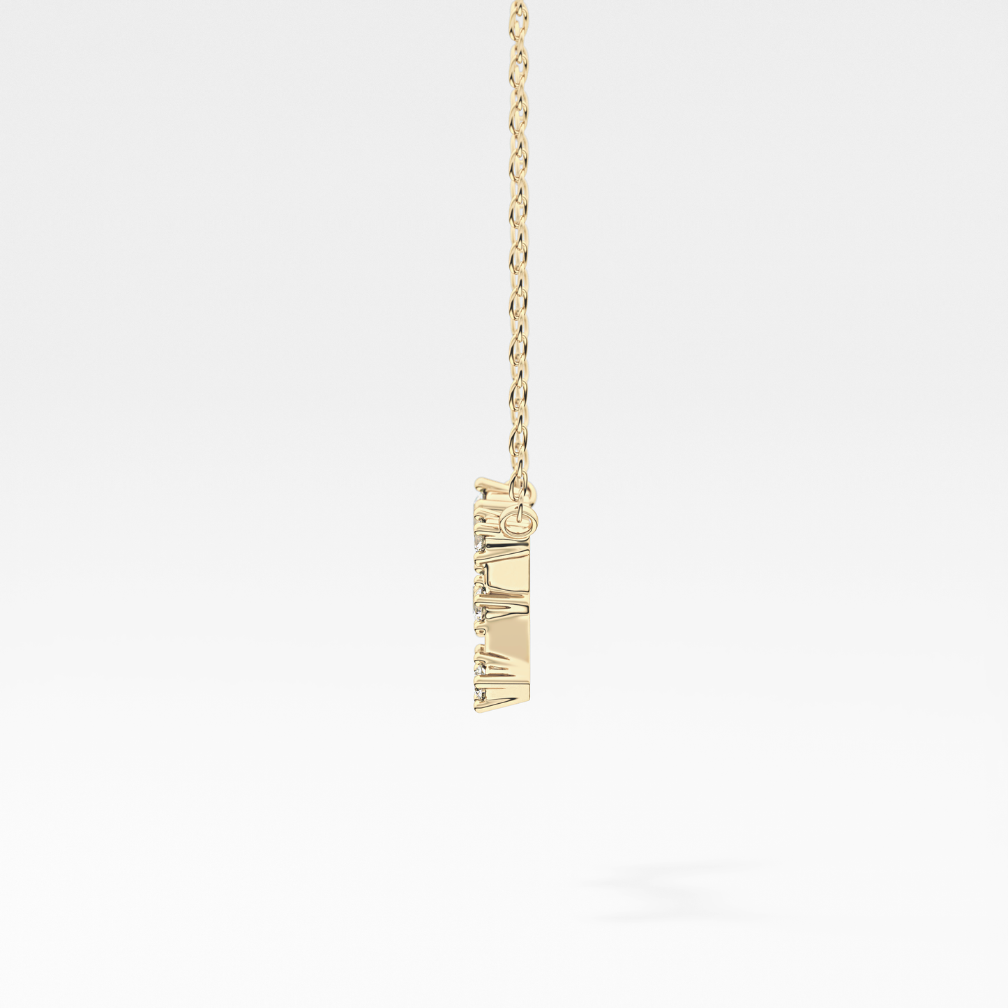 0.085 TCW Round Lab Grown Diamond Scorpio Zodiac Constellation Necklace