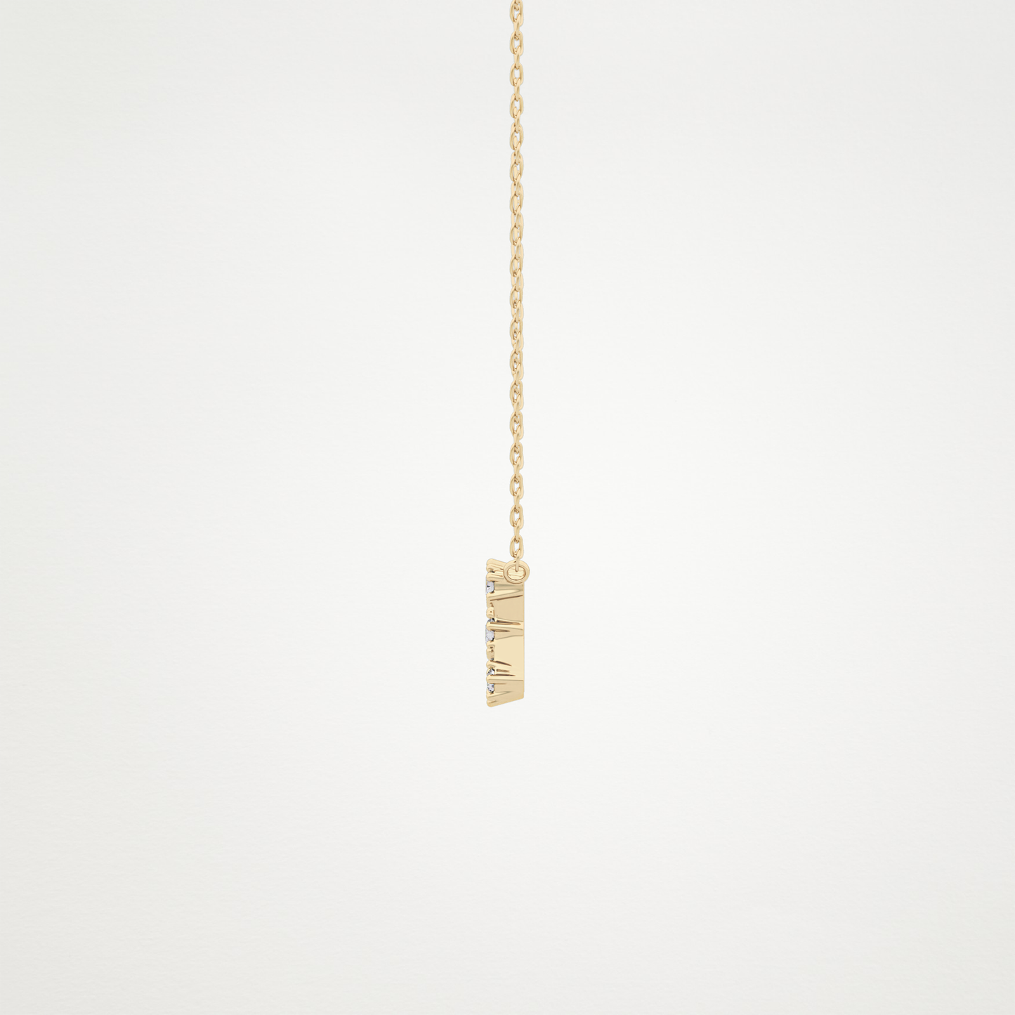0.085 TCW Round Lab Grown Diamond Scorpio Zodiac Constellation Necklace
