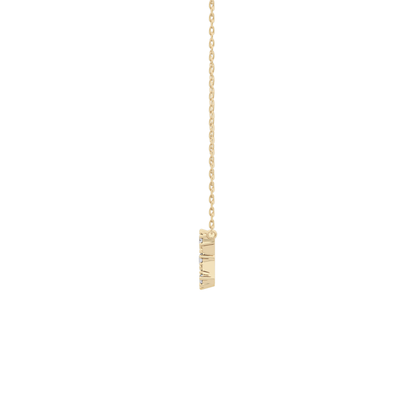 0.085 TCW Round Lab Grown Diamond Scorpio Zodiac Constellation Necklace