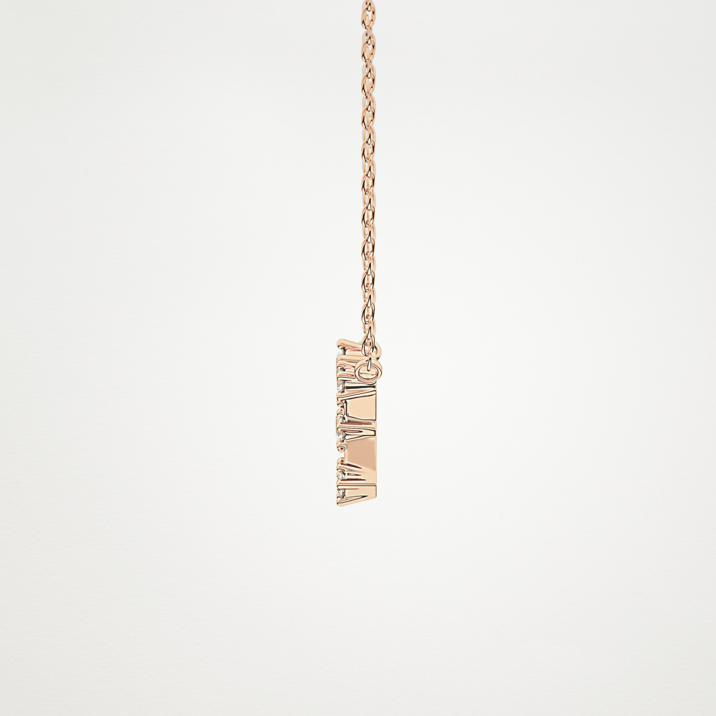 0.085 TCW Round Lab Grown Diamond Scorpio Zodiac Constellation Necklace