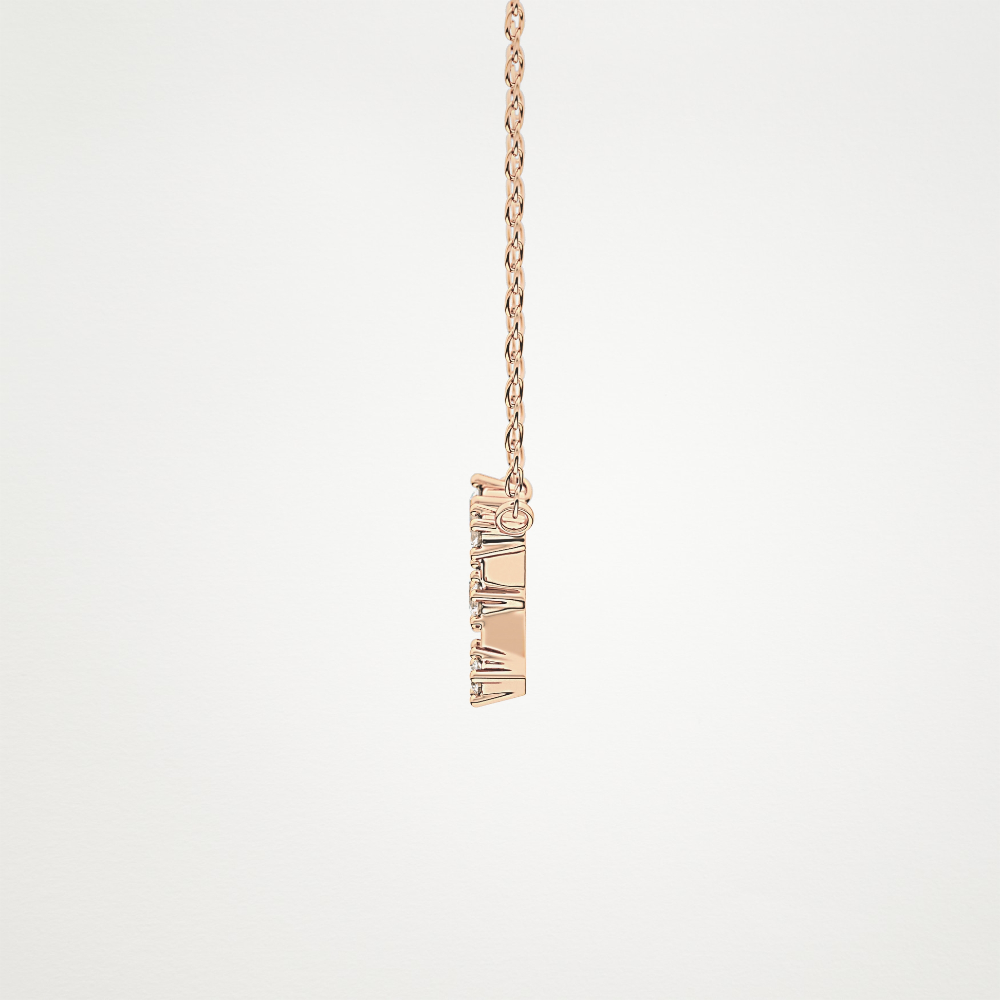 0.085 TCW Round Lab Grown Diamond Scorpio Zodiac Constellation Necklace