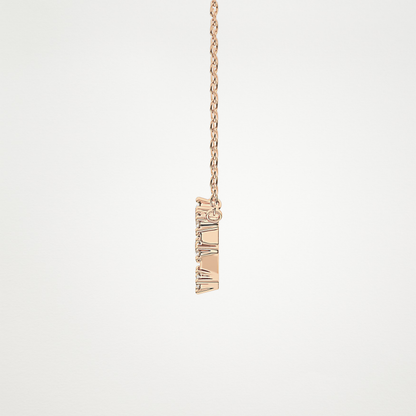 0.085 TCW Round Lab Grown Diamond Scorpio Zodiac Constellation Necklace