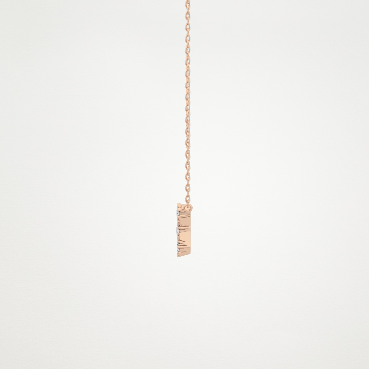 0.085 TCW Round Lab Grown Diamond Scorpio Zodiac Constellation Necklace