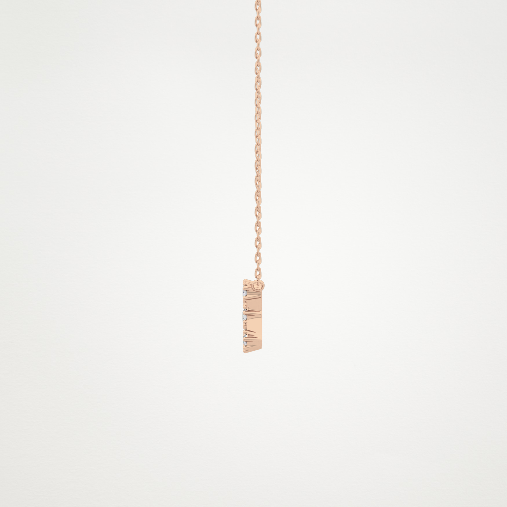 0.085 TCW Round Lab Grown Diamond Scorpio Zodiac Constellation Necklace