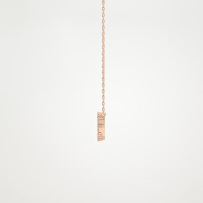 0.085 TCW Round Lab Grown Diamond Scorpio Zodiac Constellation Necklace