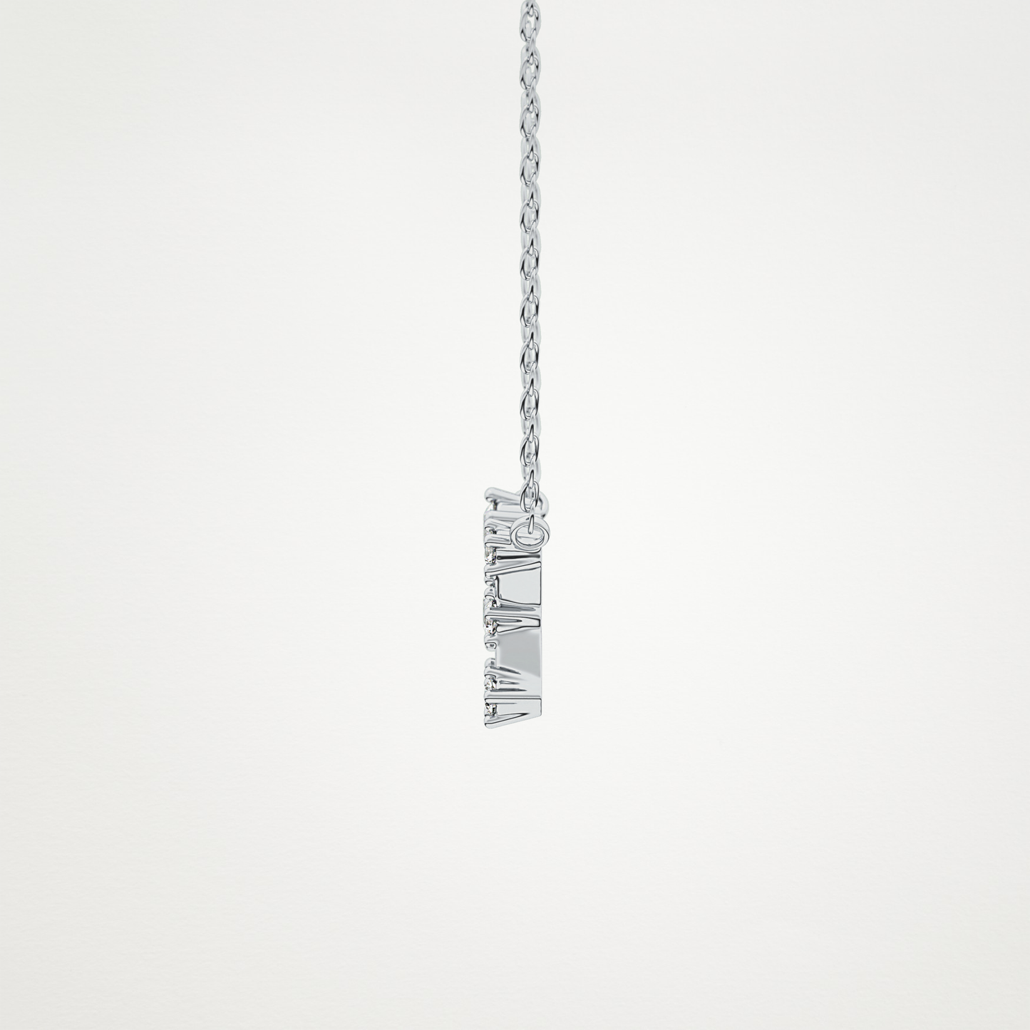 0.085 TCW Round Lab Grown Diamond Scorpio Zodiac Constellation Necklace