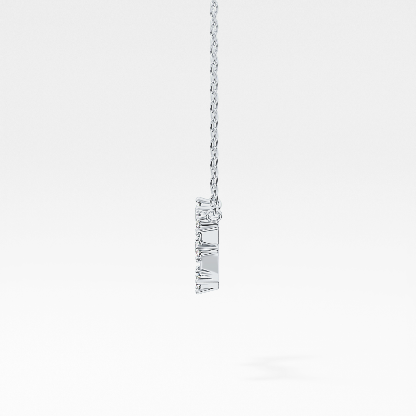 0.085 TCW Round Lab Grown Diamond Scorpio Zodiac Constellation Necklace