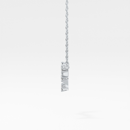 0.085 TCW Round Lab Grown Diamond Scorpio Zodiac Constellation Necklace