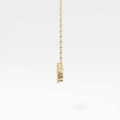 0.062 TCW Round Lab Grown Diamond Taurus Zodiac Constellation Necklace