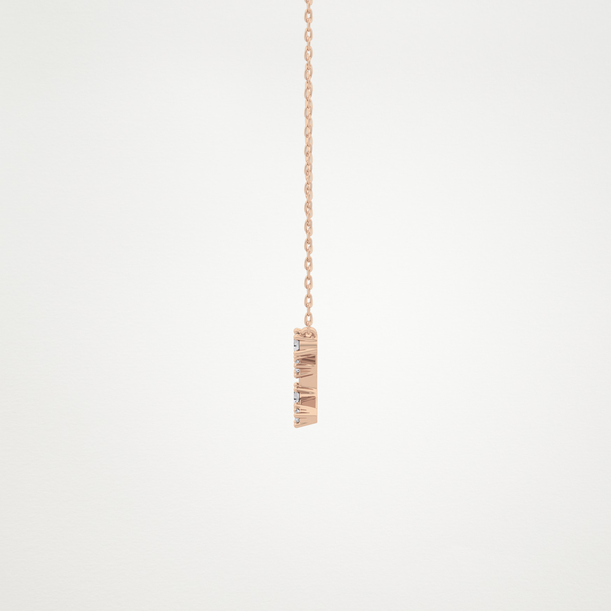 0.103 TCW Round Lab Grown Diamond Virgo Zodiac Constellation Necklace