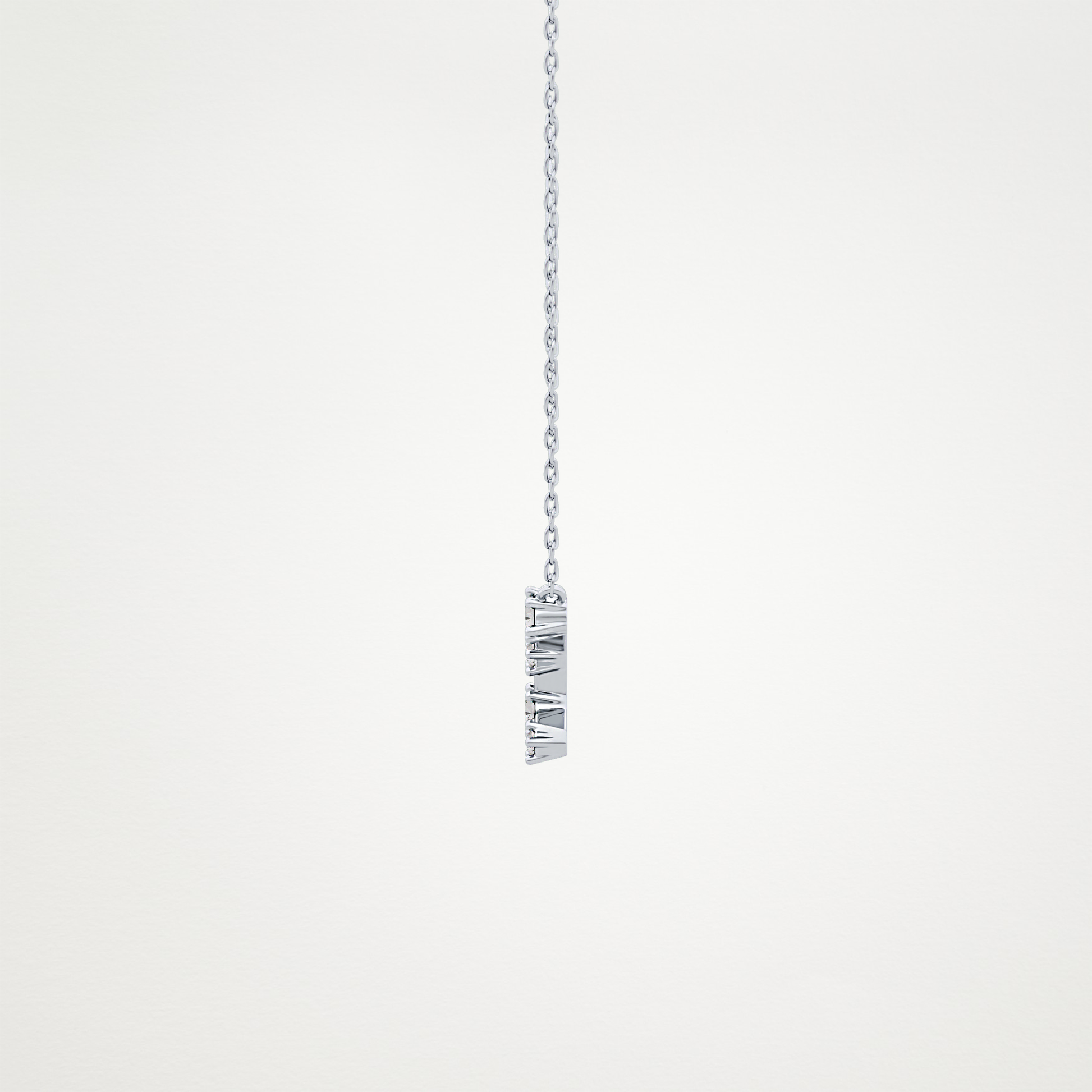 0.103 TCW Round Lab Grown Diamond Virgo Zodiac Constellation Necklace