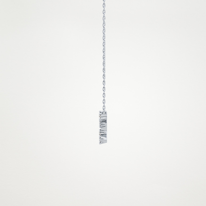 0.103 TCW Round Lab Grown Diamond Virgo Zodiac Constellation Necklace
