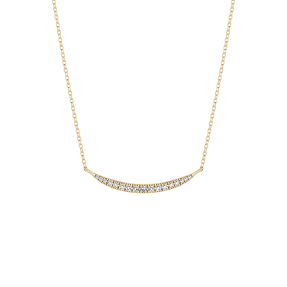 0.091 TCW Round Lab Grown Diamond Multi Stone Necklace