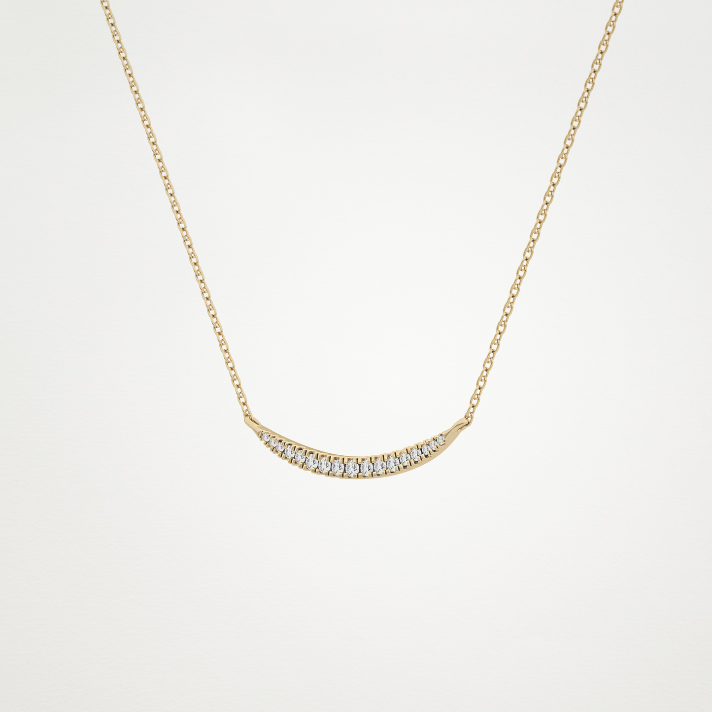 0.091 TCW Round Lab Grown Diamond Multi Stone Necklace