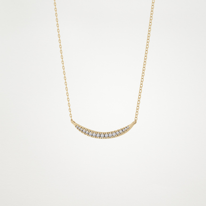 0.091 TCW Round Lab Grown Diamond Multi Stone Necklace