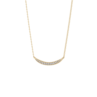 0.091 TCW Round Lab Grown Diamond Multi Stone Necklace